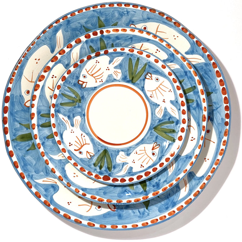 Amalfi Blue Poseidon Round Platter - 38cm