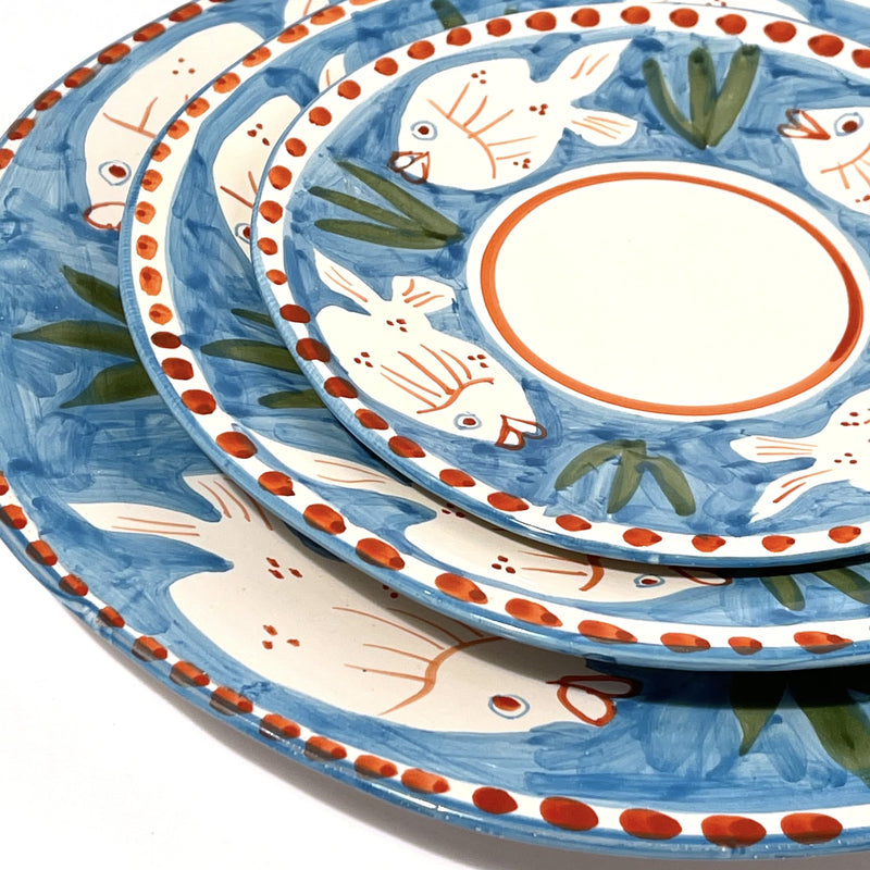 Amalfi Blue Poseidon Round Platter - 38cm