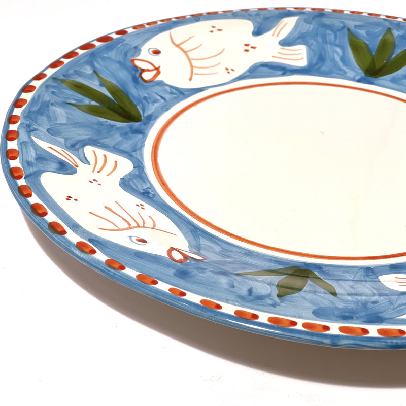 Amalfi Blue Poseidon Round Platter - 38cm