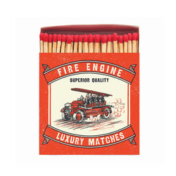 Archivist Luxury Square Match Box - Fire Engine