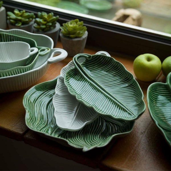 Bordallo Pinheiro Large Banana Leaf Salad Bowl - 53cm