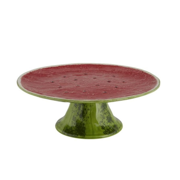 Bordallo Pinheiro Watermelon Cake Stand