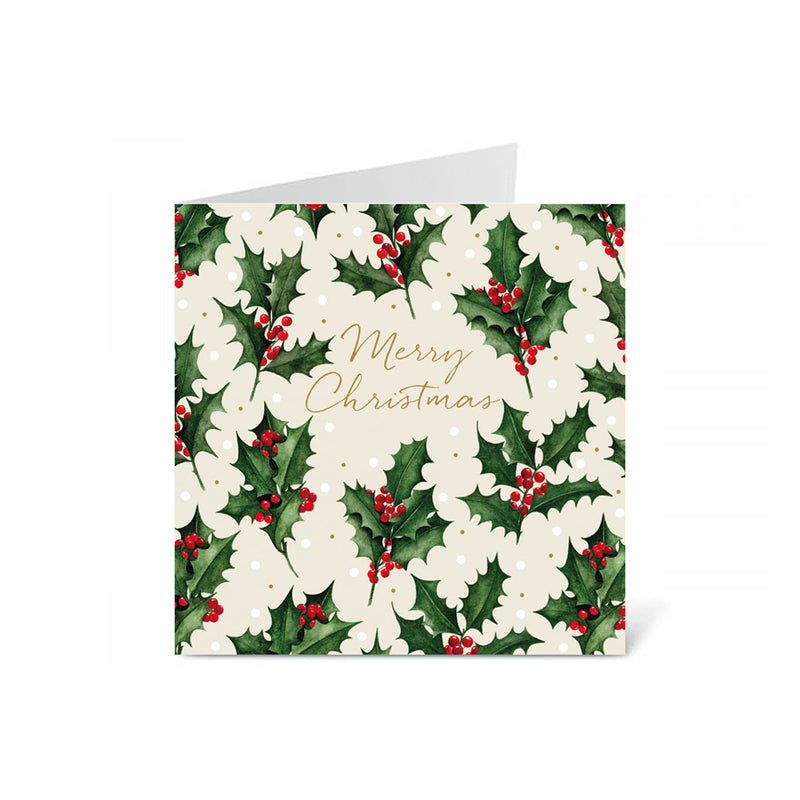 Box of Charity Christmas Cards (Pack of 6) - Holly