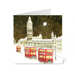 Christmas Card Wallet (Pack of 10) - London Bus