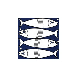 Francoise Paviot Cocktail Napkins - Fish