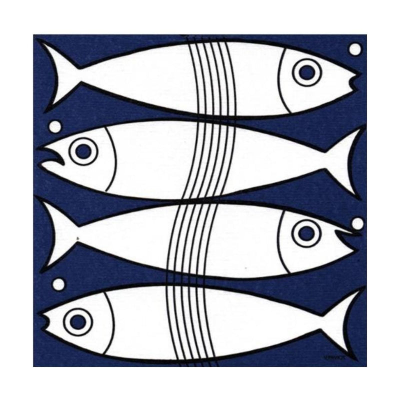 Francoise Paviot French Dinner Napkins - Fish