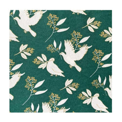 Francoise Paviot French Dinner Napkins - Green Doves