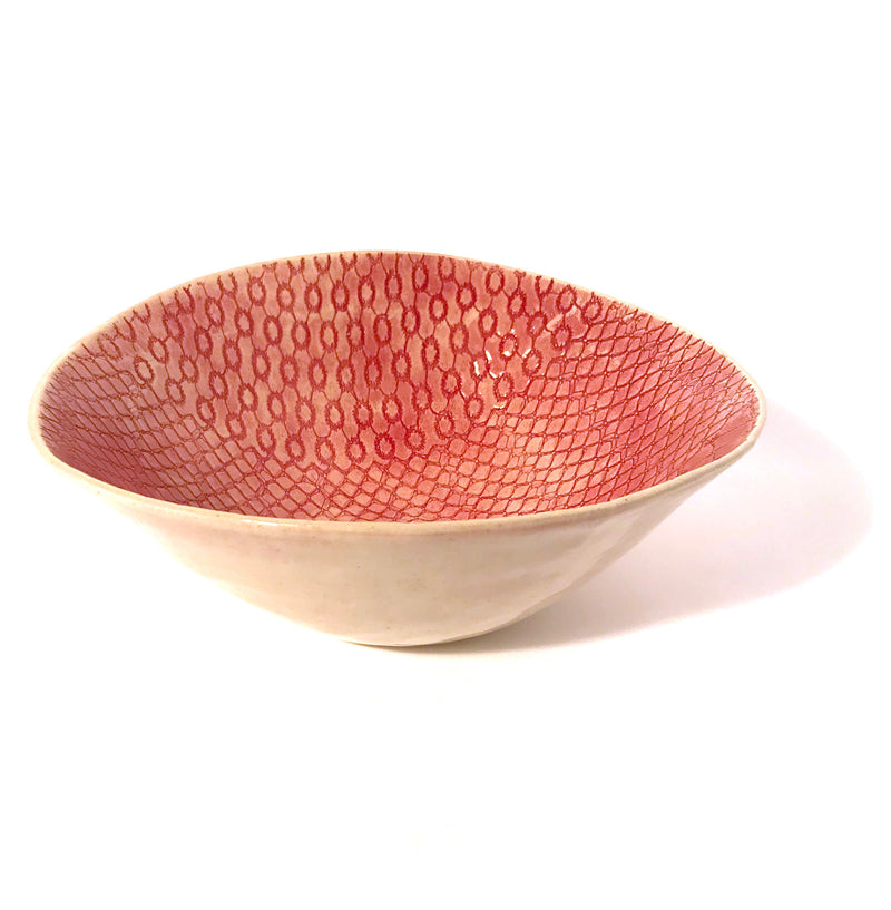 Wonki Ware Deep Pasta Bowl - Pimento