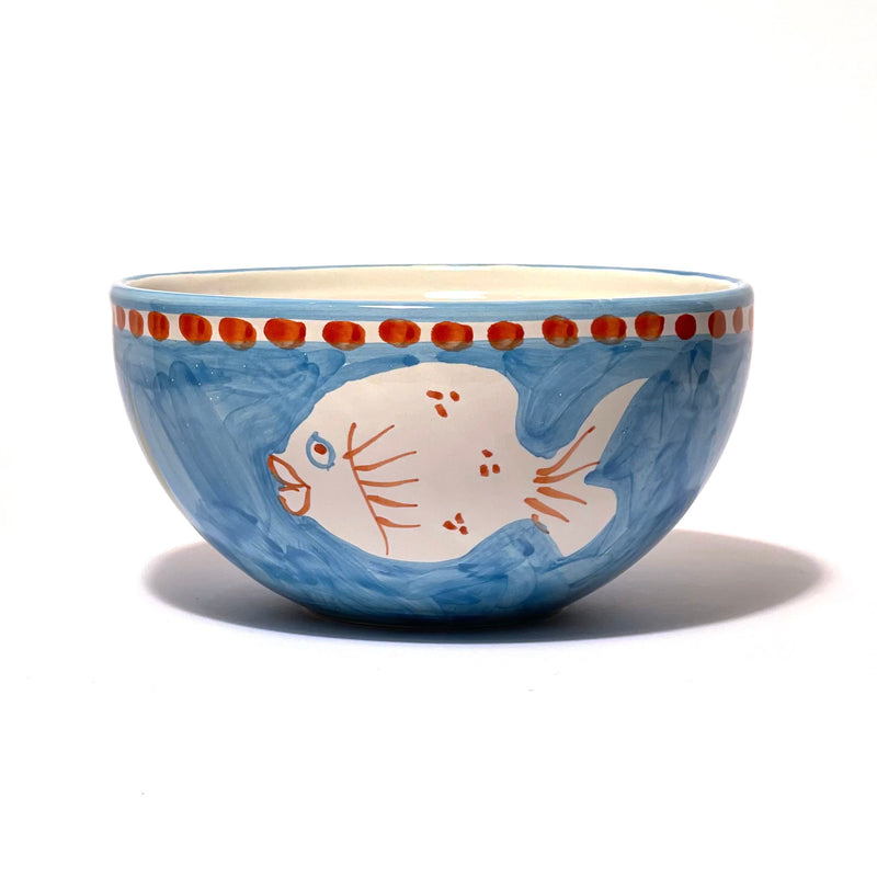 Amalfi Blue Poseidon Bowl - 17cm