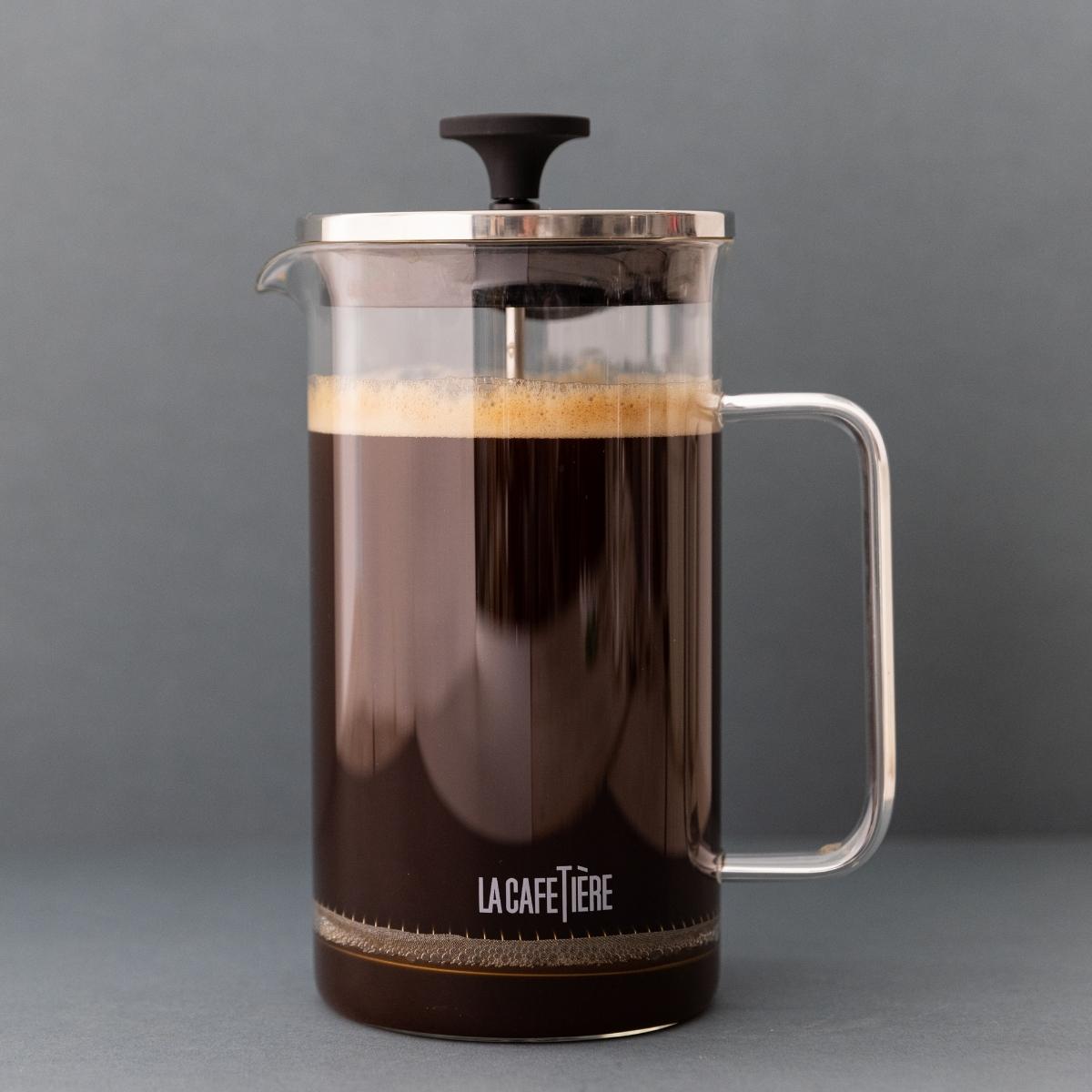 La CafetiA re All Glass French Press Coffee Maker 8 Cup