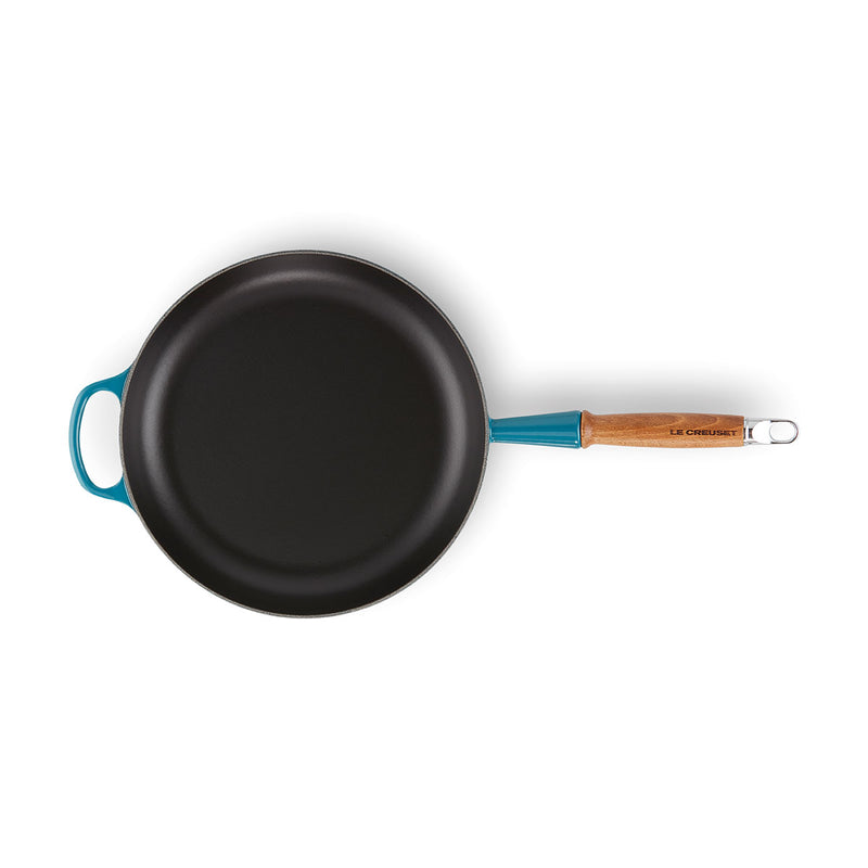 Le Creuset Signature 28cm Cast Iron Frying Pan - Deep Teal