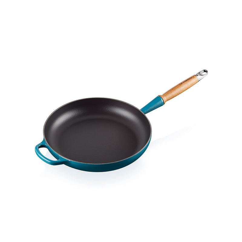 Le Creuset Signature 28cm Cast Iron Frying Pan - Deep Teal