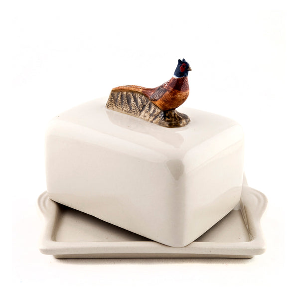 Pheasant Butter Dish