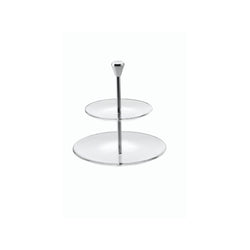 Vidivi Vetrerie Riunite 2-tier Full Moon Plate Stand