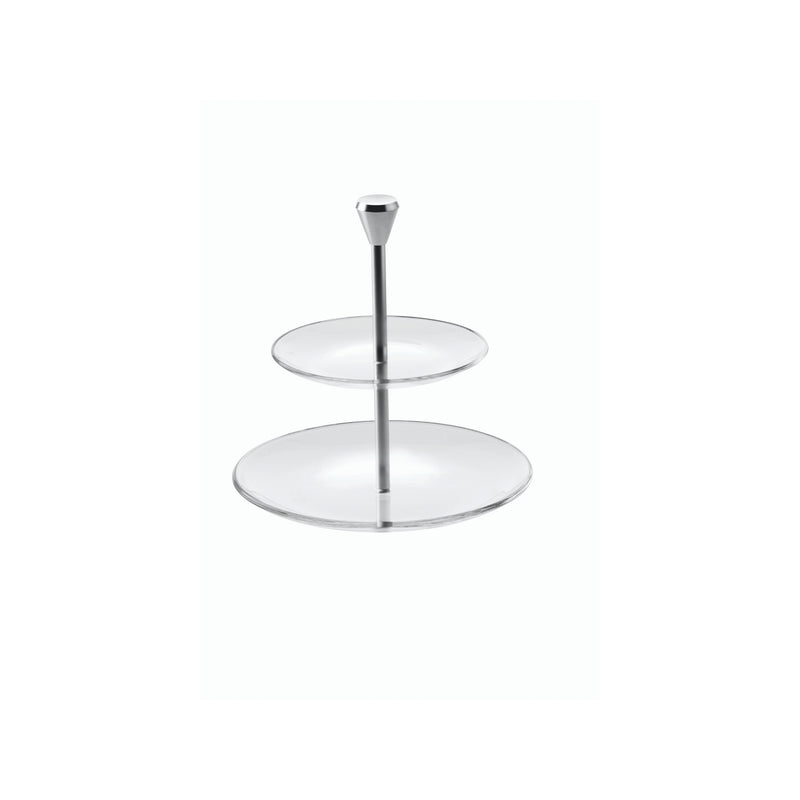 Vidivi Vetrerie Riunite 2-tier Full Moon Plate Stand