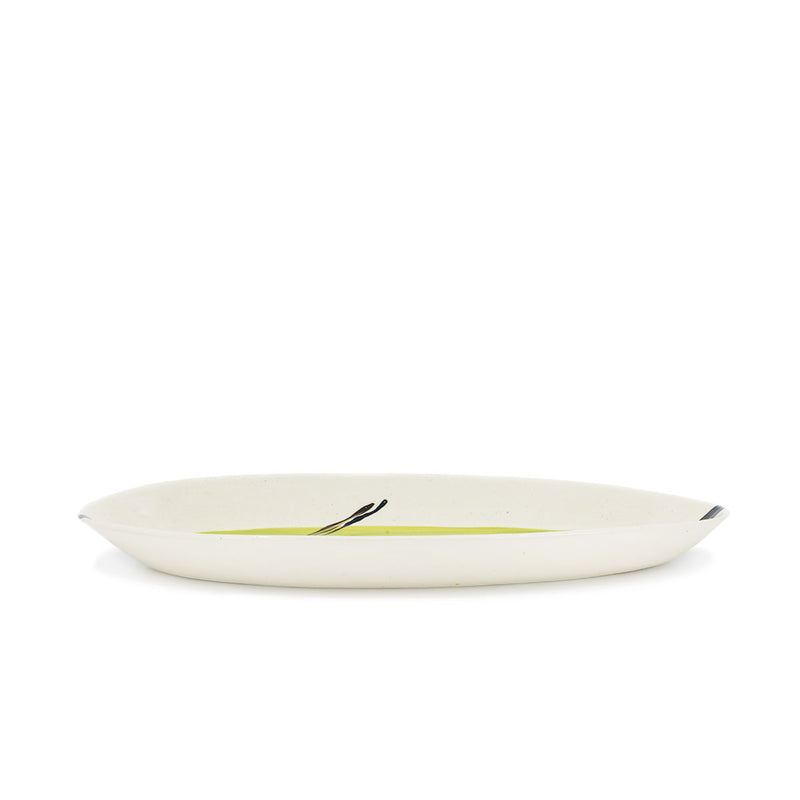 Wonki Ware Cherry Blossom Bamboo Platter - Pistachio