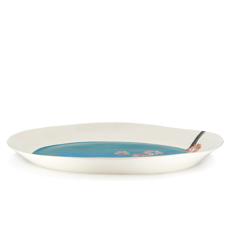 Wonki Ware Cherry Blossom Crayfish Platter - Marine