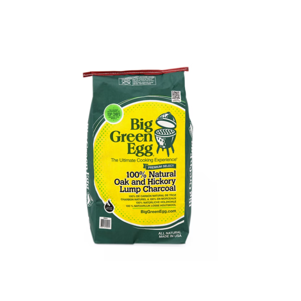 Big Green Egg Premium 100 Natural Lump Charcoal 8kg Large Divertimenti Cookshop